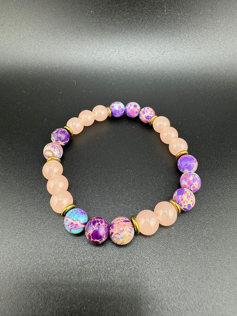 Steinperlen-Armband - 50mm