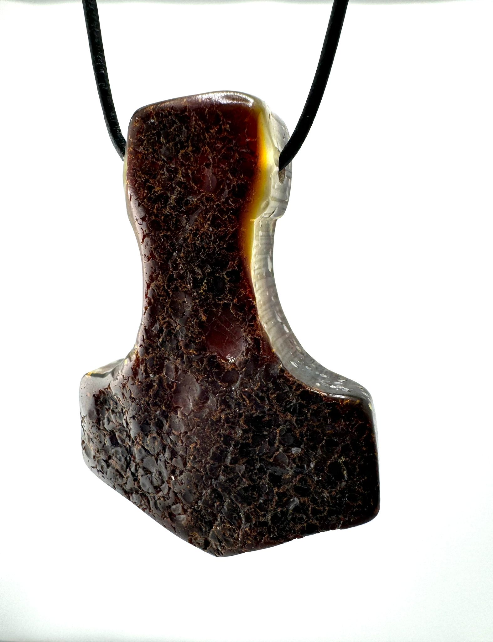 Großer Bernstein Mjölnir / Thorshammer